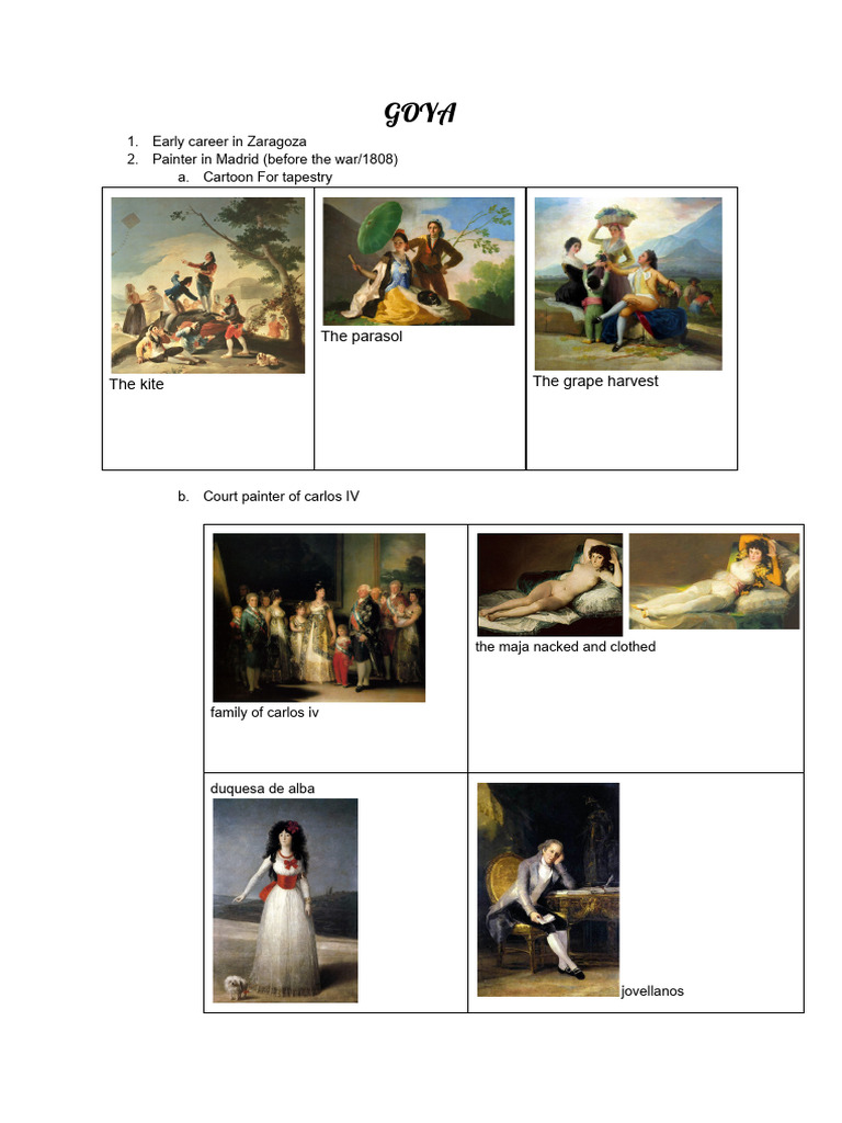 Goya | PDF