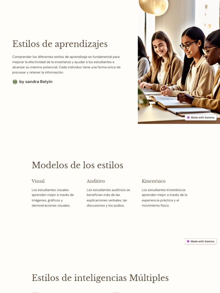 Estilos de Aprendizajes | PDF | Aprendizaje | Enseñando