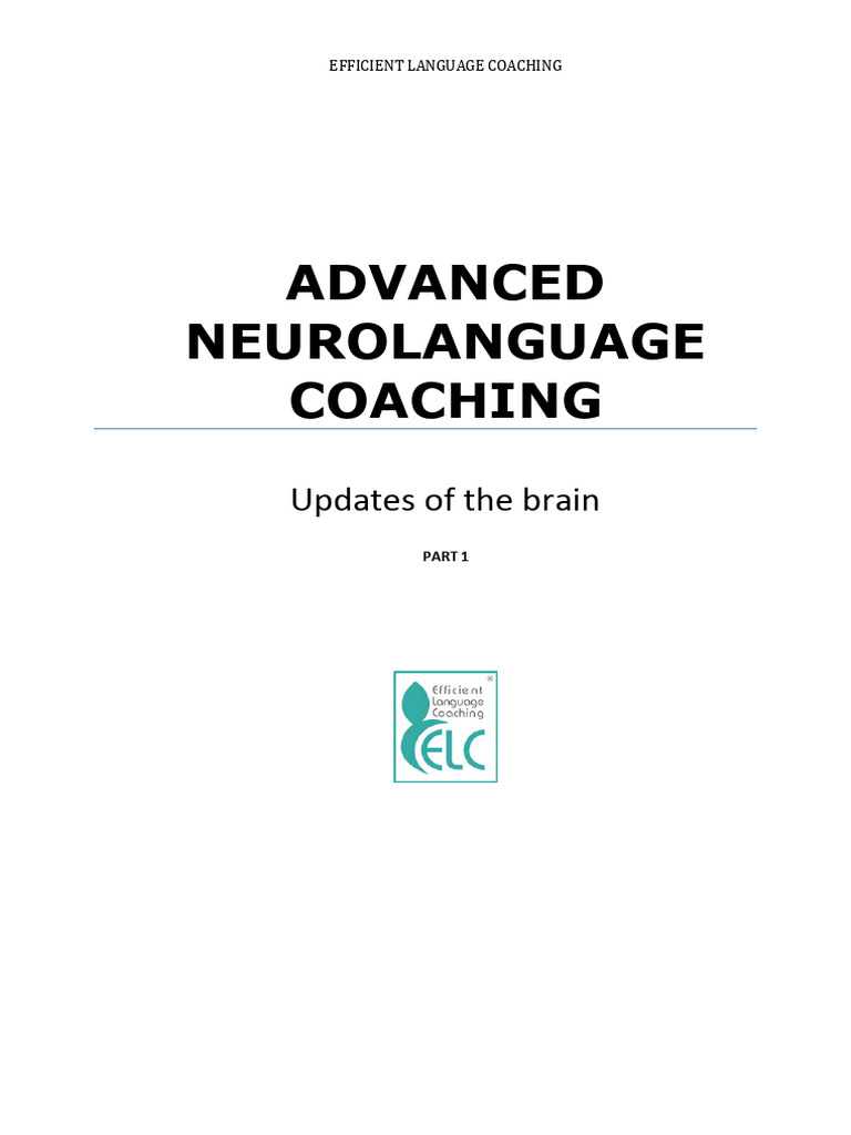 ADVANCED NEUROLANGUAGE COACHING Part 1 | PDF | Memory | Hippocampus