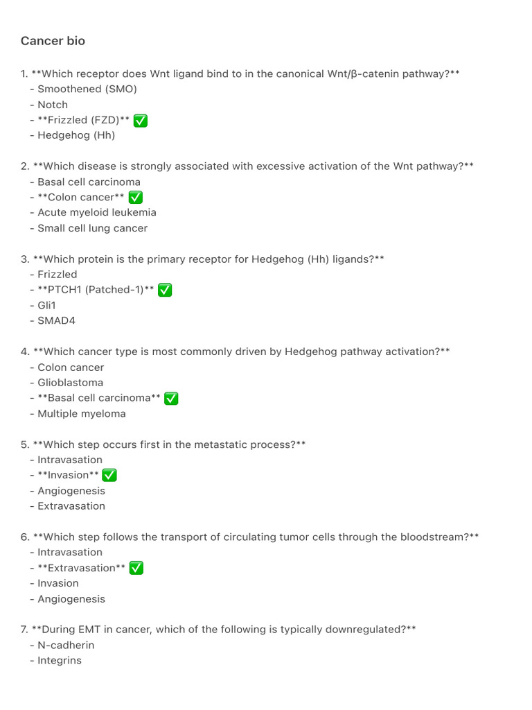 Cancer Bio | PDF | Dna Repair | T Cell