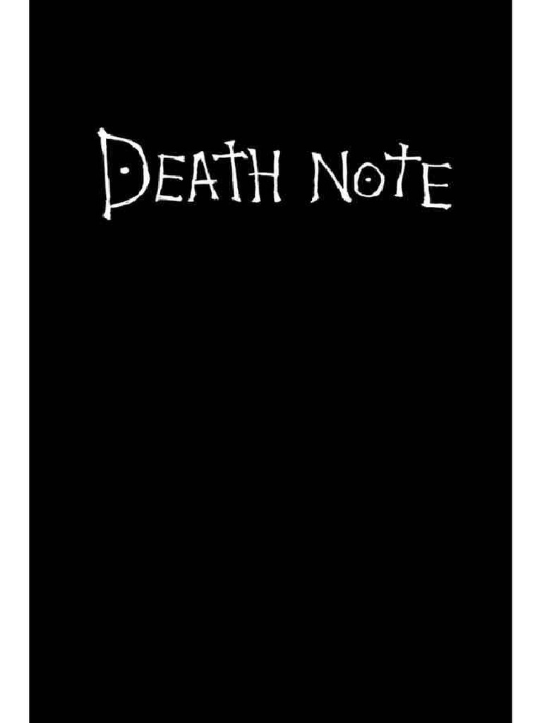Death Note Alpha V1 | PDF