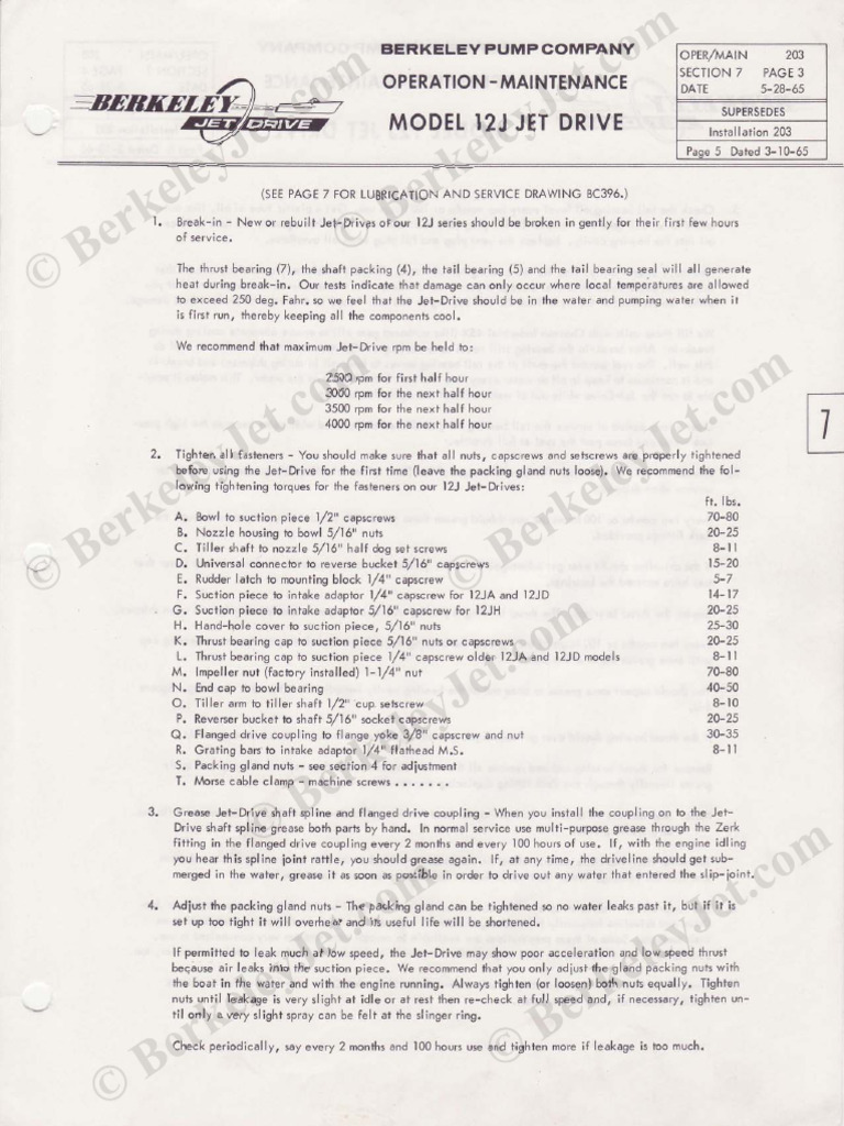 12J Maintenance | PDF