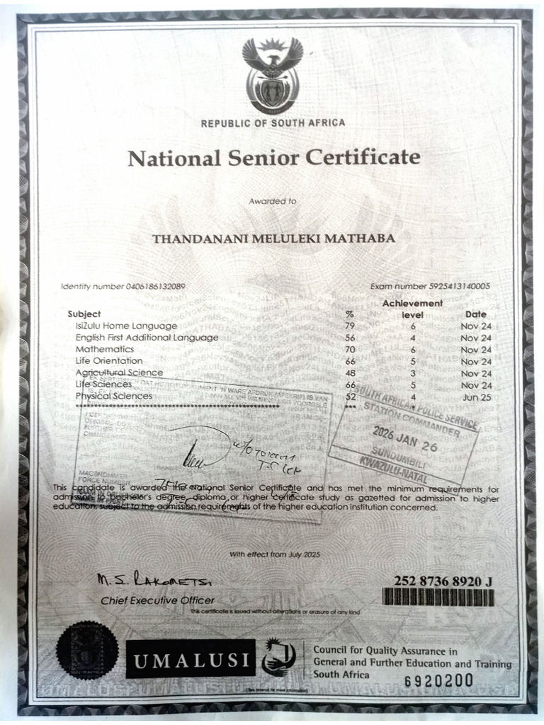 2025 Matric | PDF