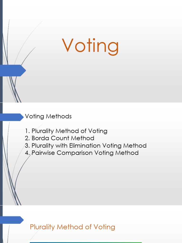Voting | PDF
