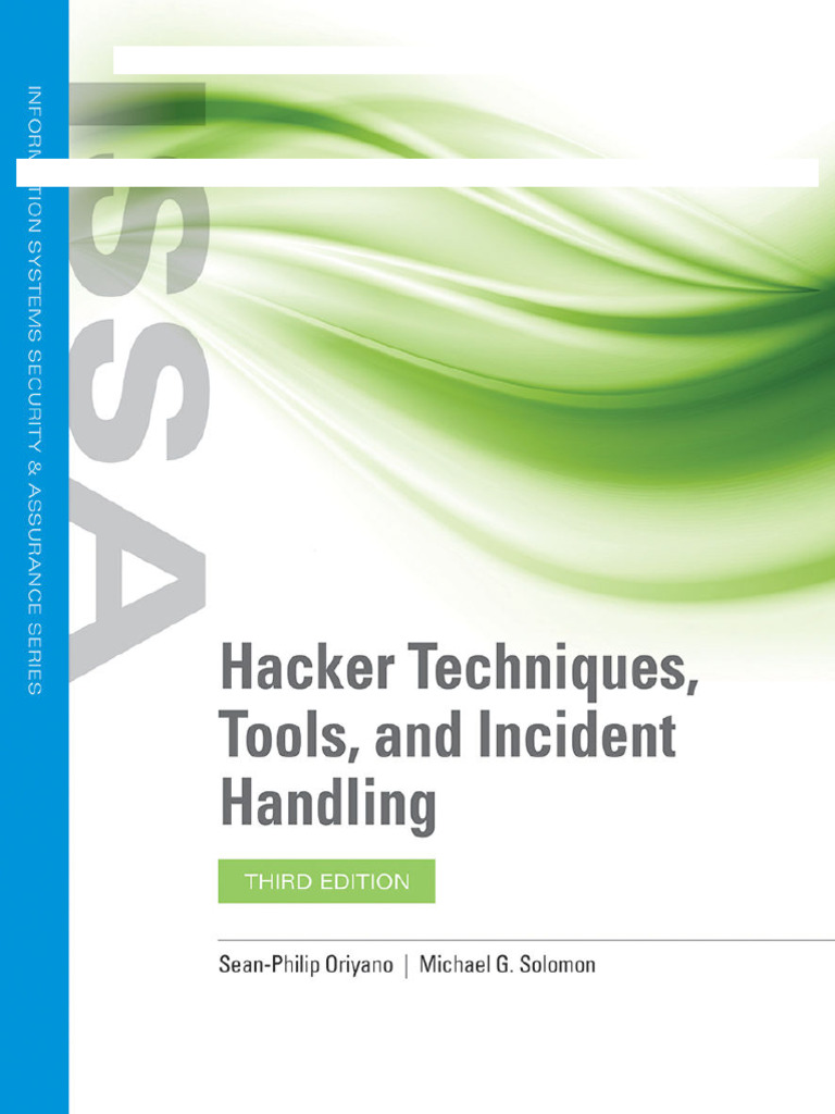 Hacker Techniques Tools and Incident Handling (3rd Edition) Oriyano PDF ...
