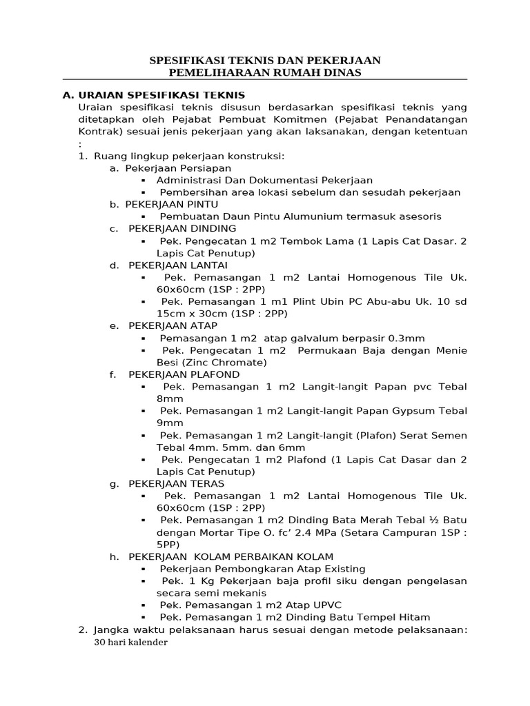Spektek Rumah | PDF