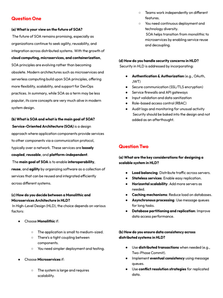 Soa - Csc4369 | PDF | Service Oriented Architecture | Software Architecture