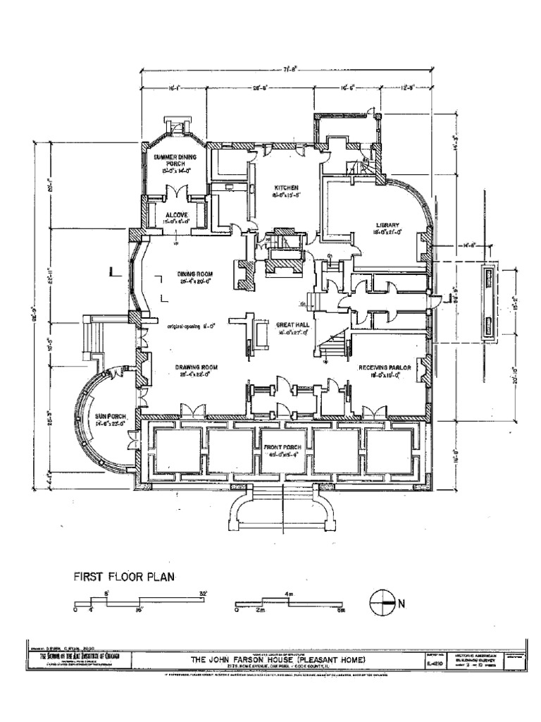 First Floor With Measurements | PDF