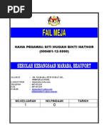 Fail Meja Ketua Panitia Sains