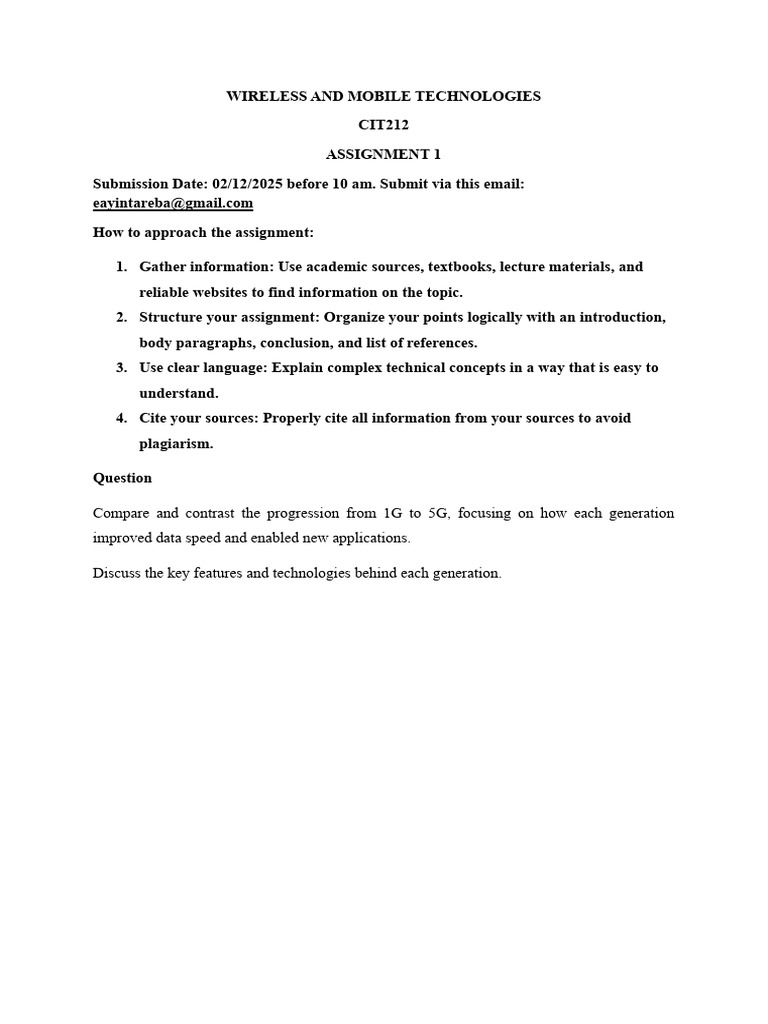 Assignment 1 | PDF