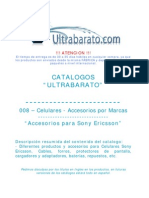 008 - Accesorios Por Marcas - Accesorios para Sony Ericsson - UT