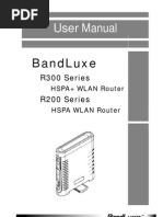 BandLuxe R250 User Manual 07072009