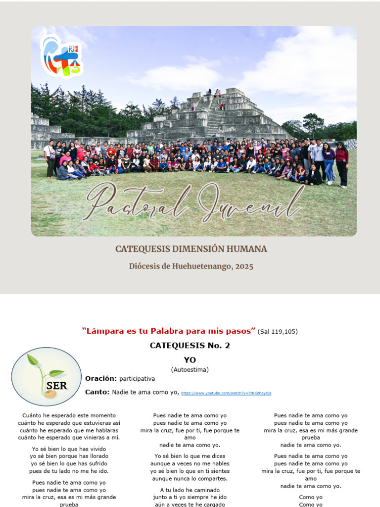 02CATEQUESIS PJ No 2 | PDF | Autoestima | Amor