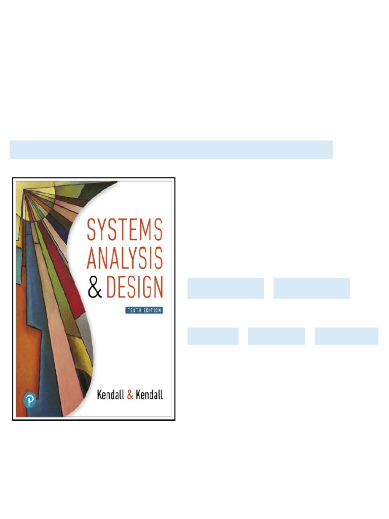 Test Bank for Systems Analysis and Design, 10th Ediiton, Kenneth E ...