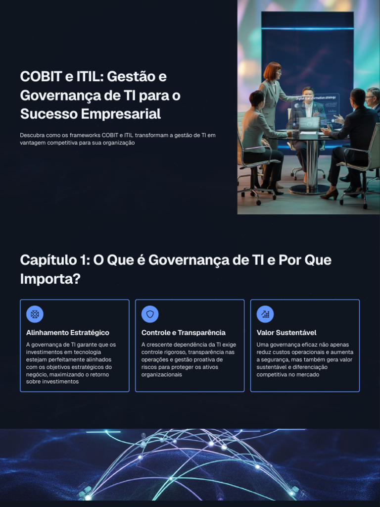 COBIT e ITIL Gestao e Governanca de TI Para o Sucesso Empresarial | PDF ...
