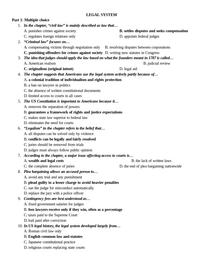 Legal System Final | PDF | Miranda Warning | Supreme Court Of The ...