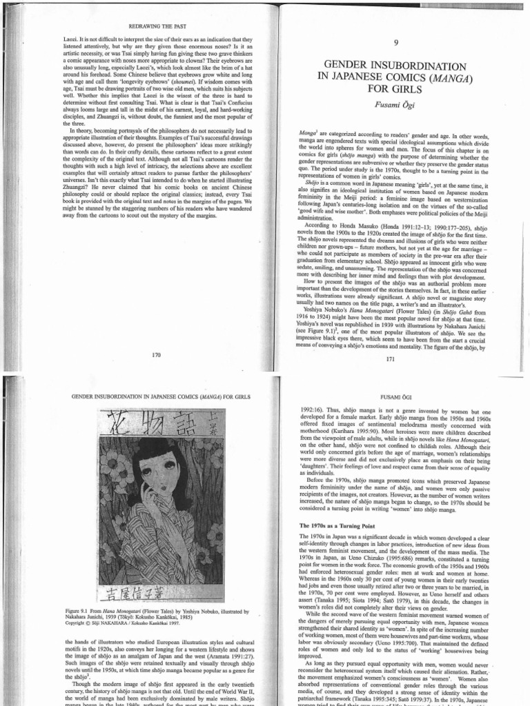 Gender Insubordinations in Japanese Comi | PDF | Manga