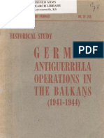 German Antiguerrilla Operations in the Balkans 1941 1945