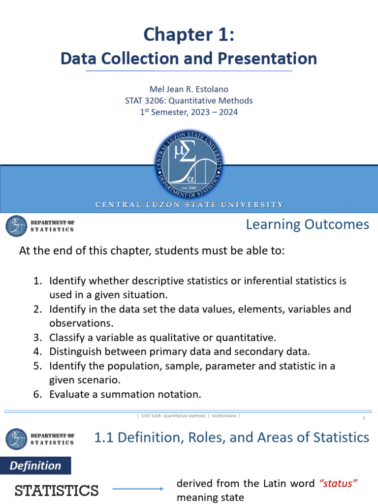 Chap 1 | PDF | Level Of Measurement | Statistics