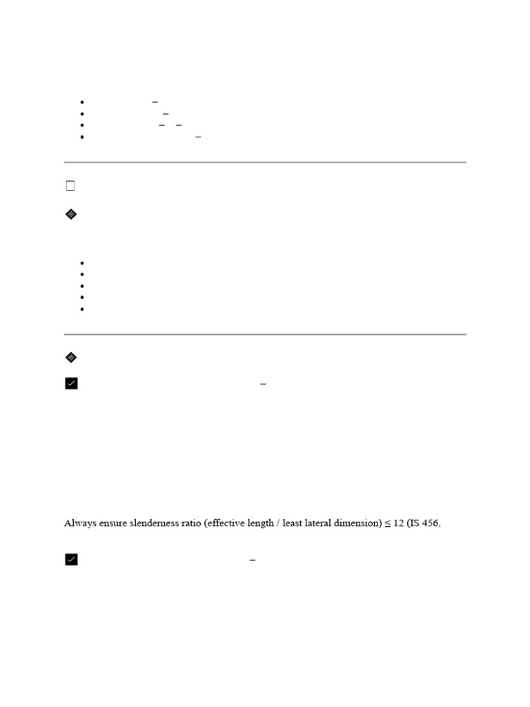 Deciding the beam and column sizes for an RCC | PDF | Beam (Structure ...