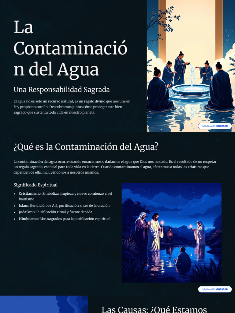 La Contaminacion Del Agua (2) (1) | PDF
