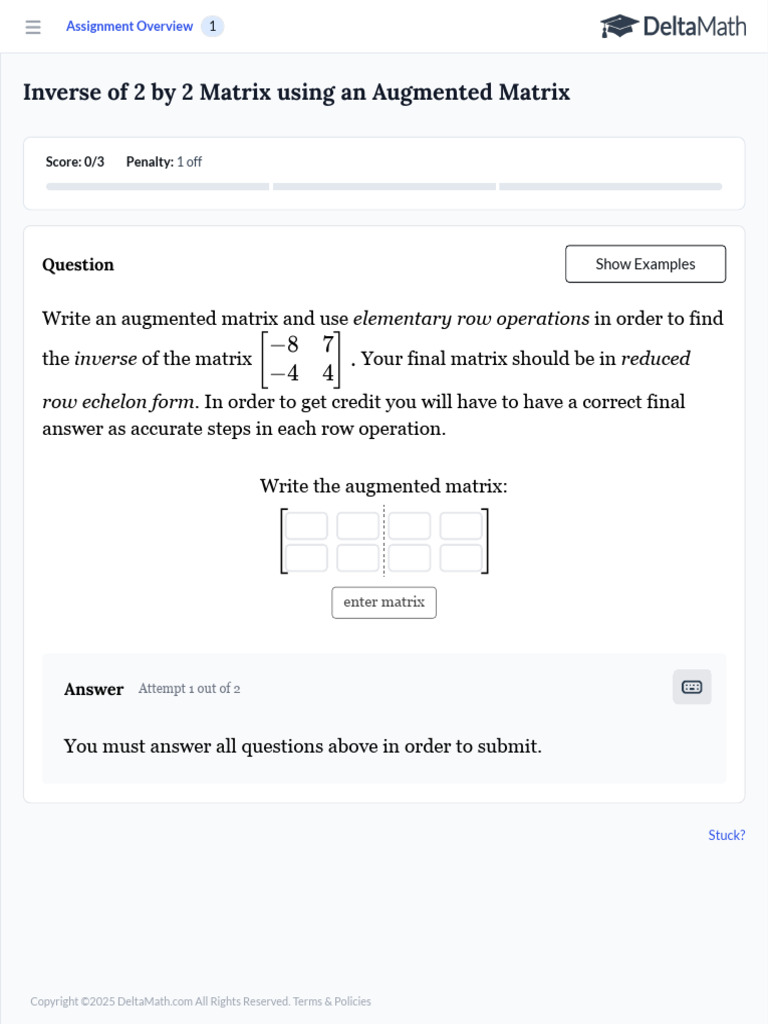 DeltaMath Student Application 11 | PDF