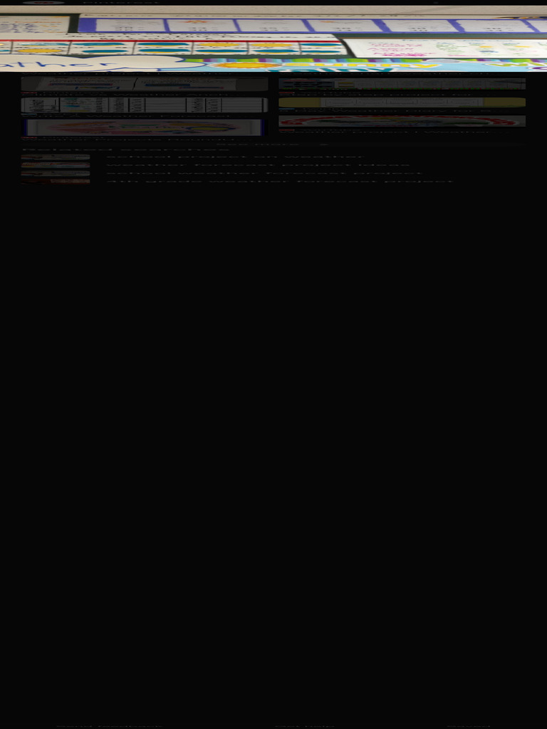 Weather Report Board Project - Google Search | PDF