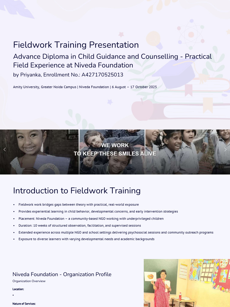 Fieldwork Training Presentation | PDF | Prenatal Development | Childbirth