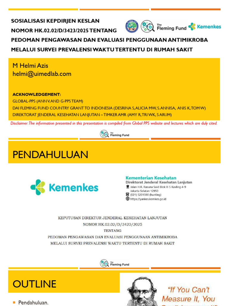 Antibiotic Reporting Using The Point Prevalence Survey Methods - Survei ...