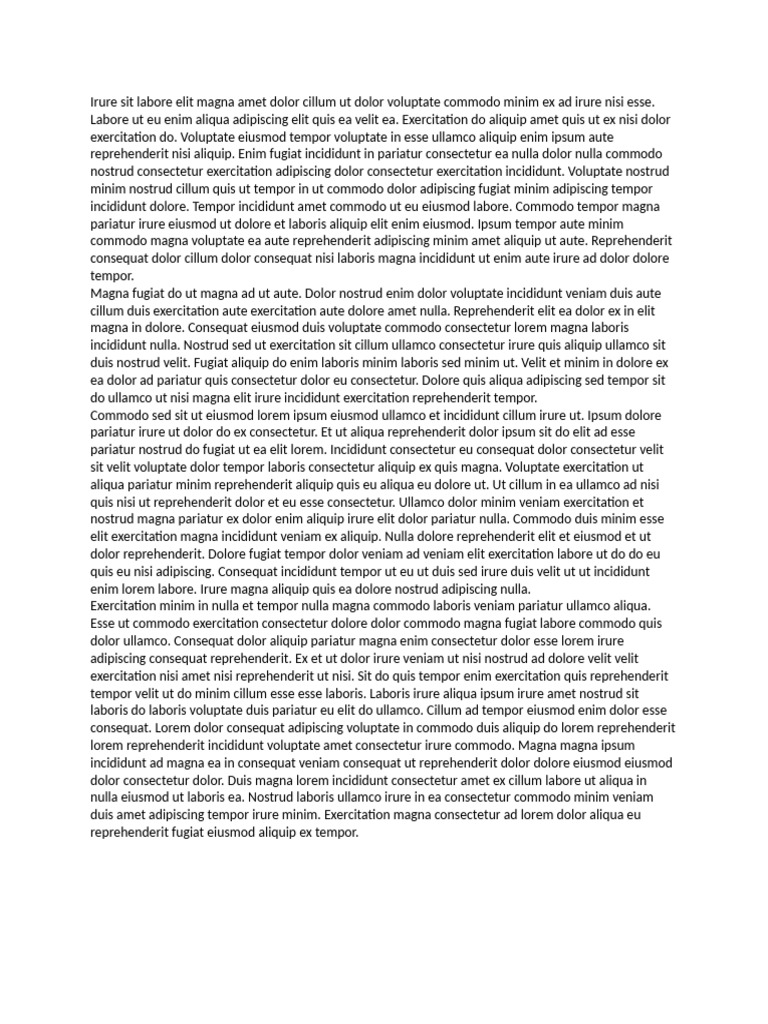 Generated Doc 3 | PDF