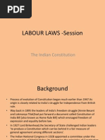 LABOUR LAWS - Session - Constitution