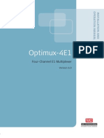 Manual Optimux 4E1 6.0