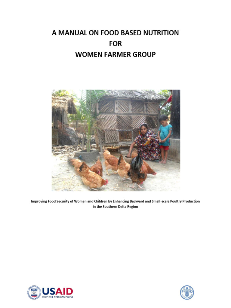 Cover Page WFG Nutrition Module - Revised AB ENGLISH | PDF | Pregnancy ...