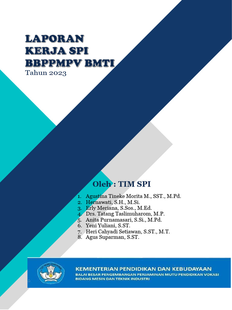 Laporan Kerja Spi BBPPMPV Bmti-2023 | PDF