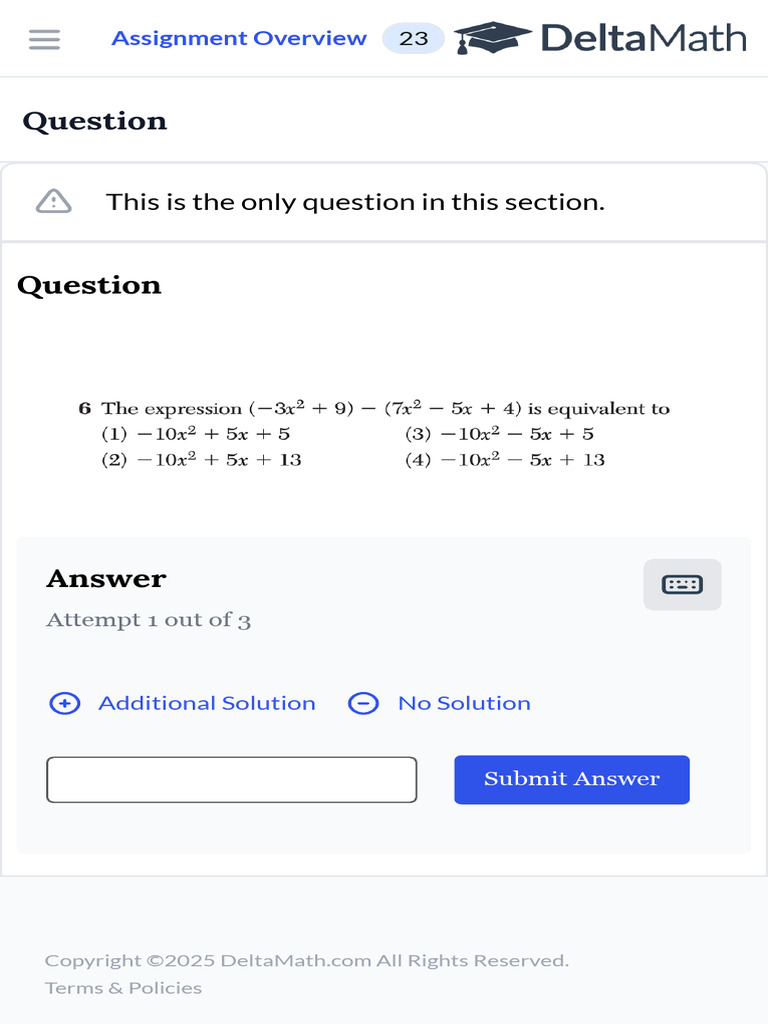 DeltaMath Student Application | PDF