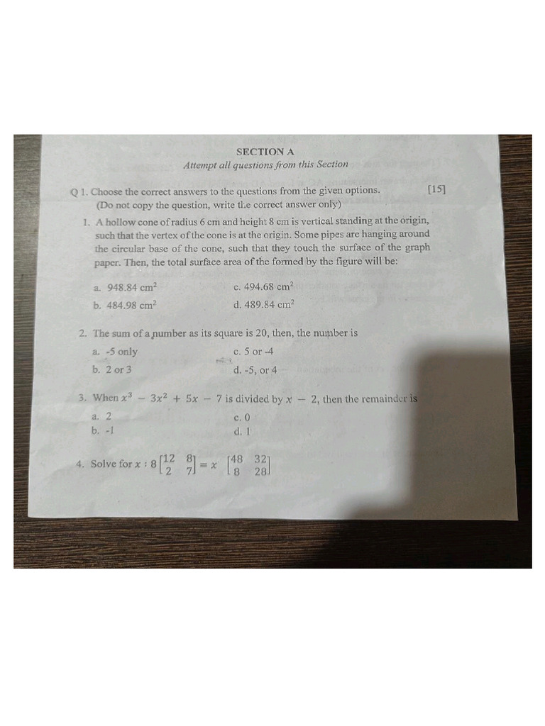 Ace Batch Paper | PDF
