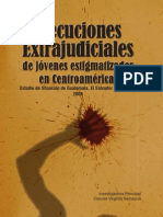 Estudio Sobre La Ejecucion Extrajudicial de Jovenes