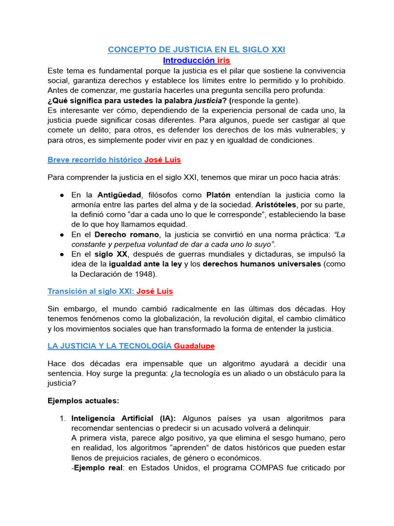 Concepto de Justicia en El Siglo Xxi | PDF | Justicia | Crimen y violencia