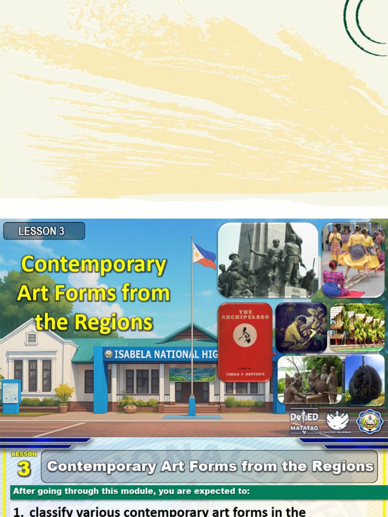 Cpar q1 Module 3. Philippine Contemporary Arts | PDF | Dances | Philippines