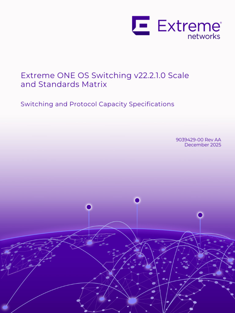 02.extreme ONE OS Switching 22-2-1 0 Scale Matrix | PDF | I Pv6 ...
