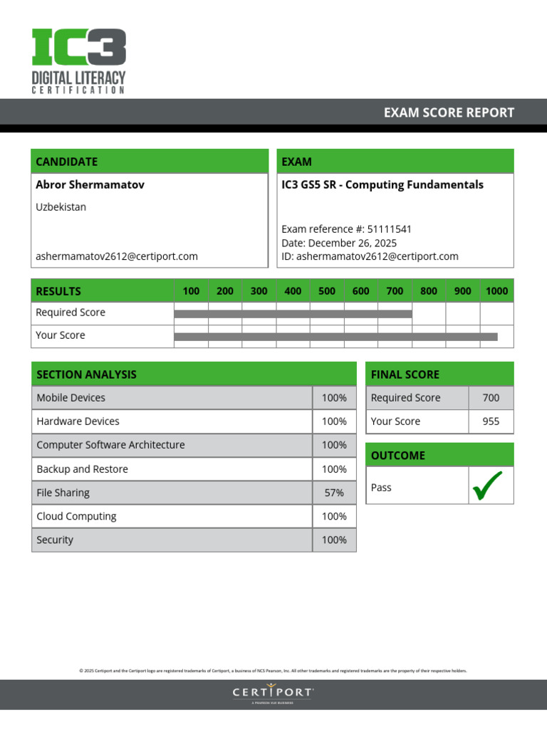 IC3 GS5 SR Computing Fundamentals | PDF | Computer Science | Computer ...