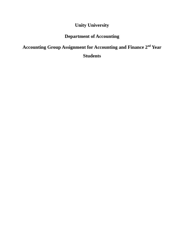Accounting BA Assignment | PDF | Debits And Credits | Expense