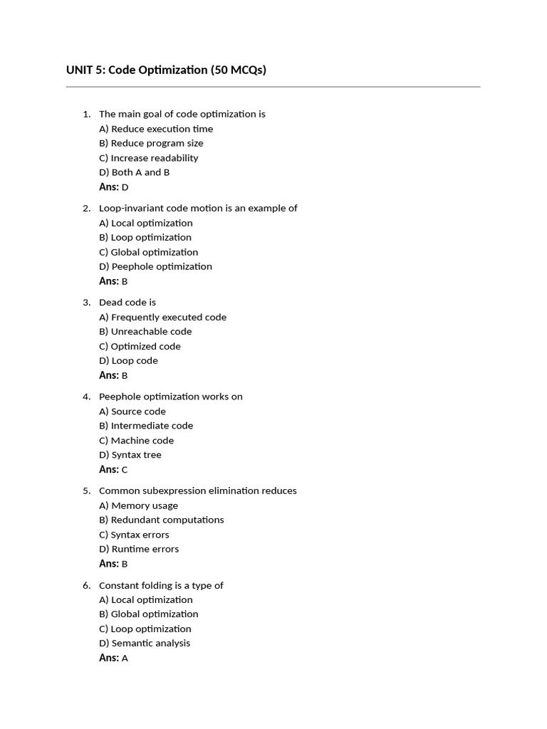 Unit 5 CD | PDF | Control Flow | Computer Program