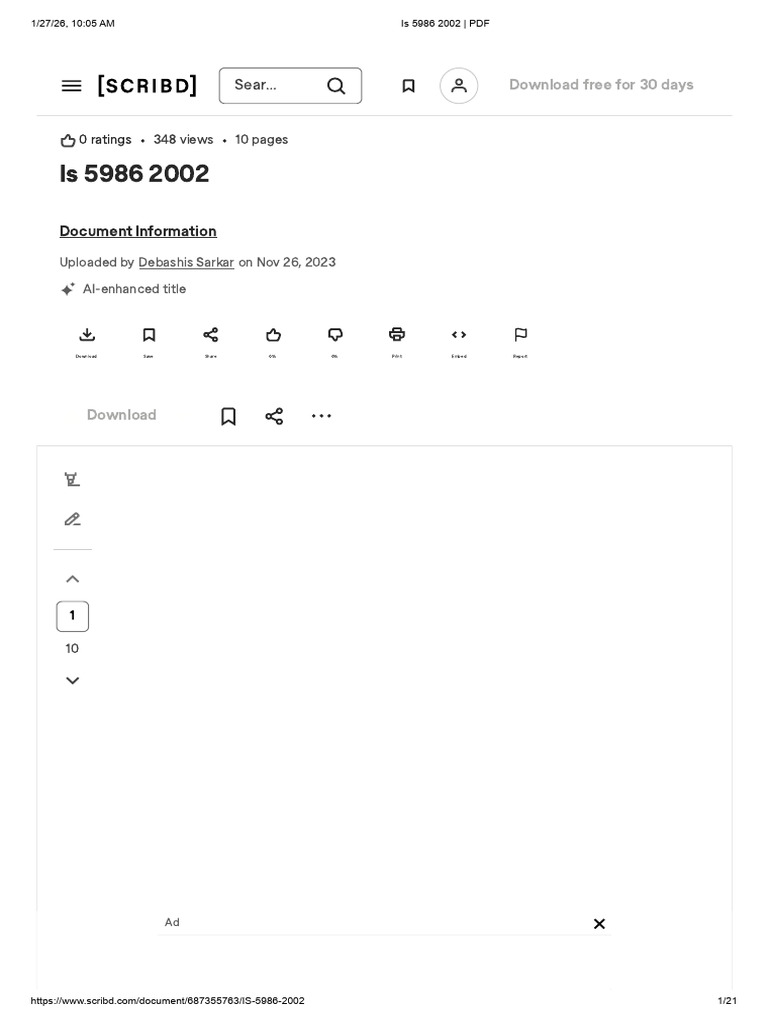 Is 5986 2002 - PDF | PDF | Scribd | Application Software