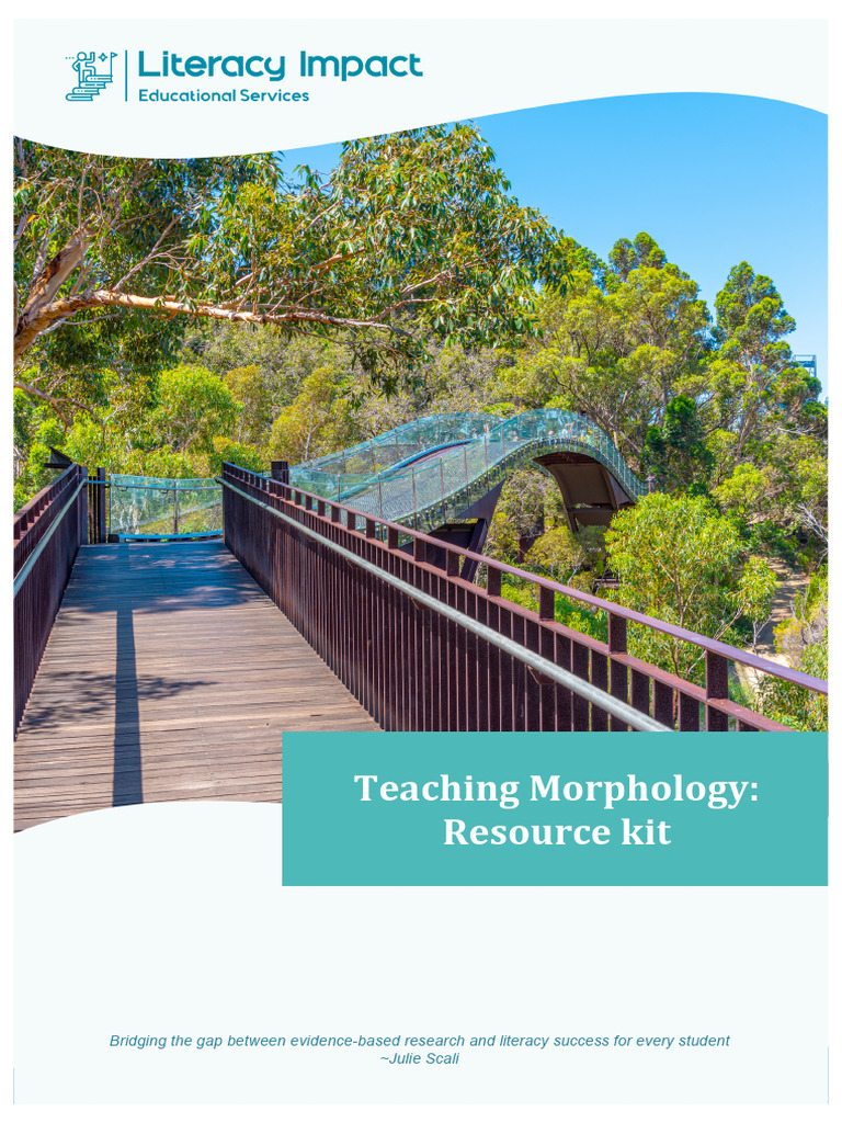 Teaching Morphology - Resource Kit | PDF | Morphology (Linguistics) | Word