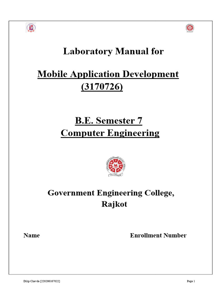 Mad D | PDF | Android (Operating System) | Java (Programming Language)