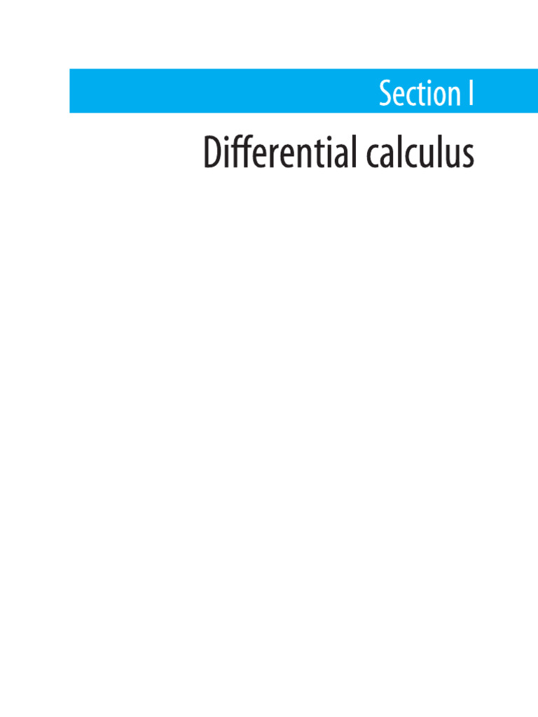 Diff Calculus 1 | PDF