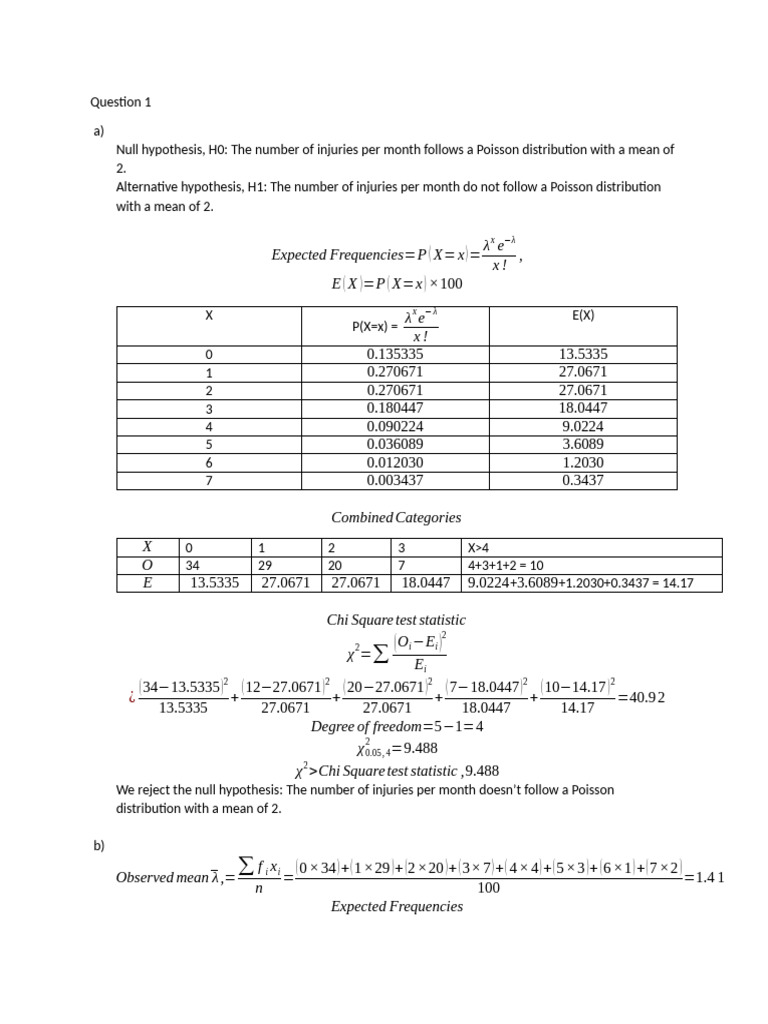 Homework H A | PDF | Scientific Method | Statistical Inference