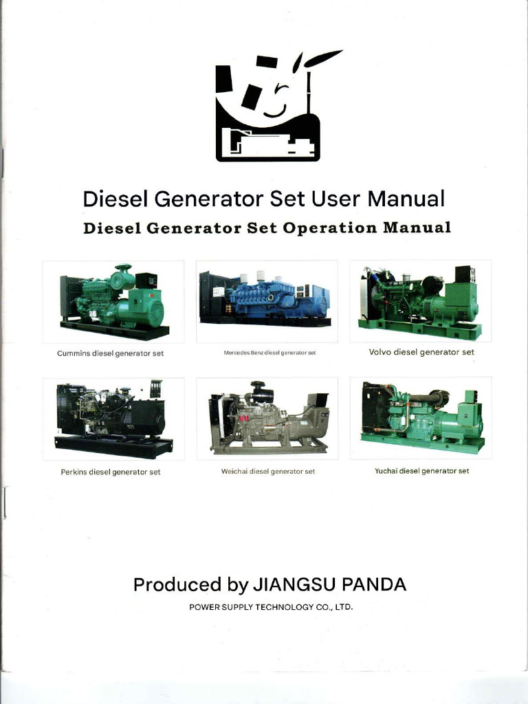 Diesel Generator Set Operation Manual - Translated | PDF