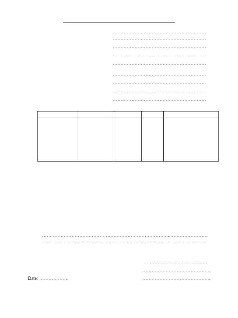 Deputation Form | PDF